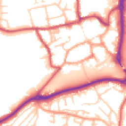 Daytime road noise heatmap for ST14 8DA