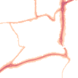 Night-time road noise heatmap for ST14 8JL
