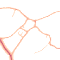 Daytime road noise heatmap for ST14 8LD