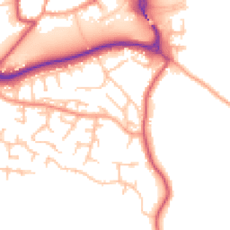 Daytime road noise heatmap for ST14 8TE