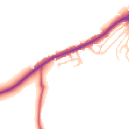 Daytime road noise heatmap for ST14 8TQ