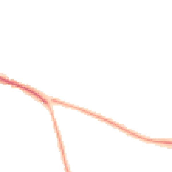 Night-time road noise heatmap for ST17 0EA