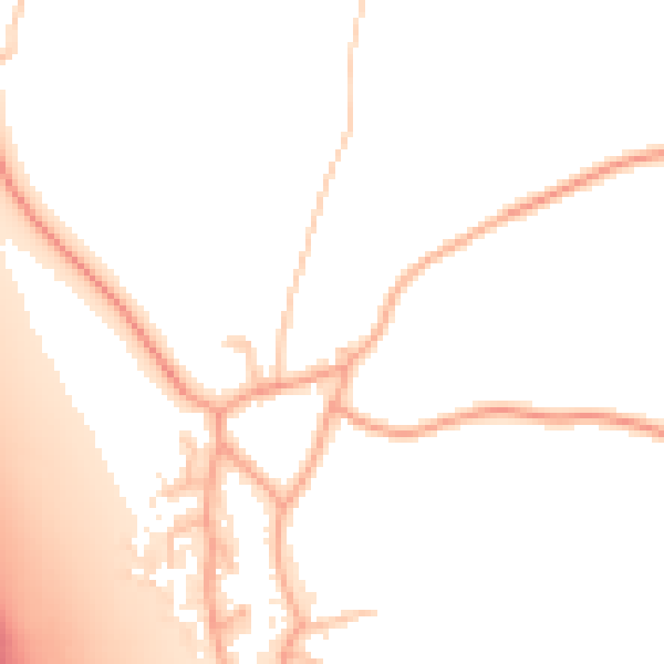 Daytime road noise heatmap for ST17 0QZ