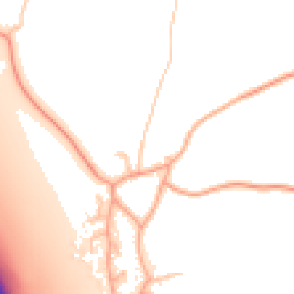 Daytime road noise heatmap for ST17 0RE