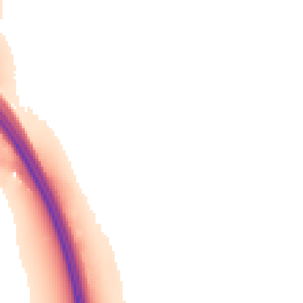 Night-time road noise heatmap for ST17 0RL