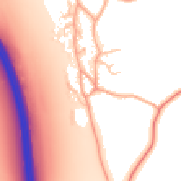 Daytime road noise heatmap for ST17 0RN