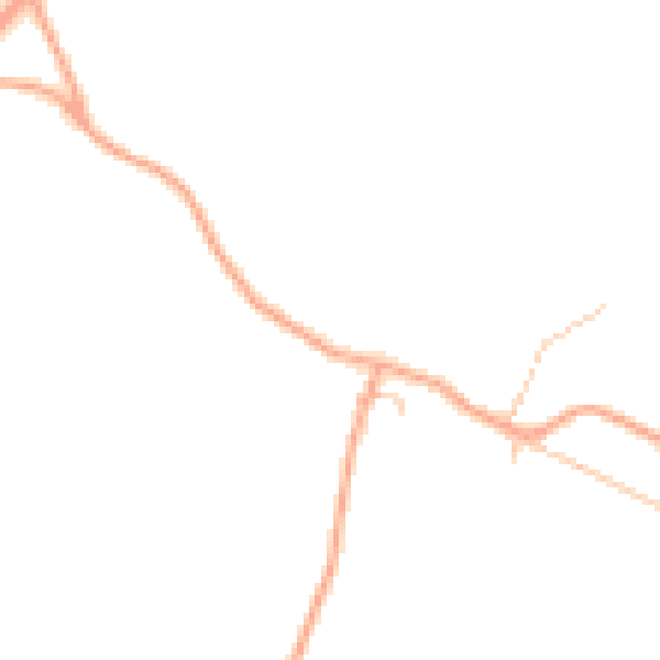 Daytime road noise heatmap for ST17 0SB