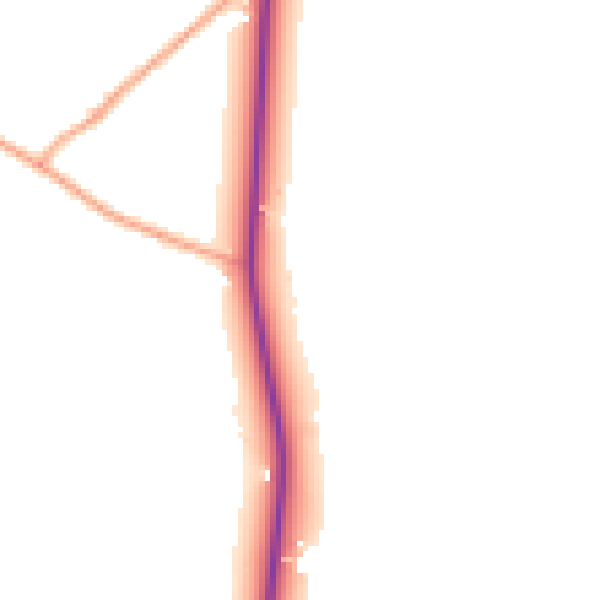 Daytime road noise heatmap for ST17 0SG