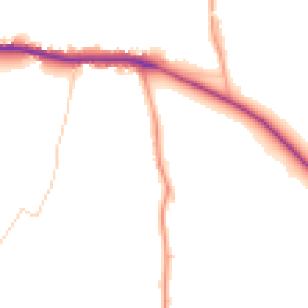 Daytime road noise heatmap for ST17 0UH