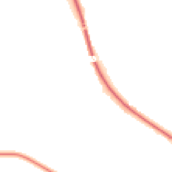 Night-time road noise heatmap for ST17 0XE
