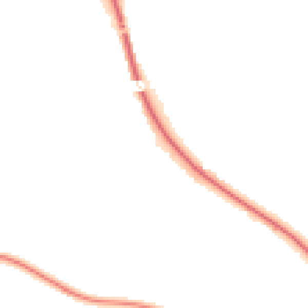 Night-time road noise heatmap for ST17 0XG