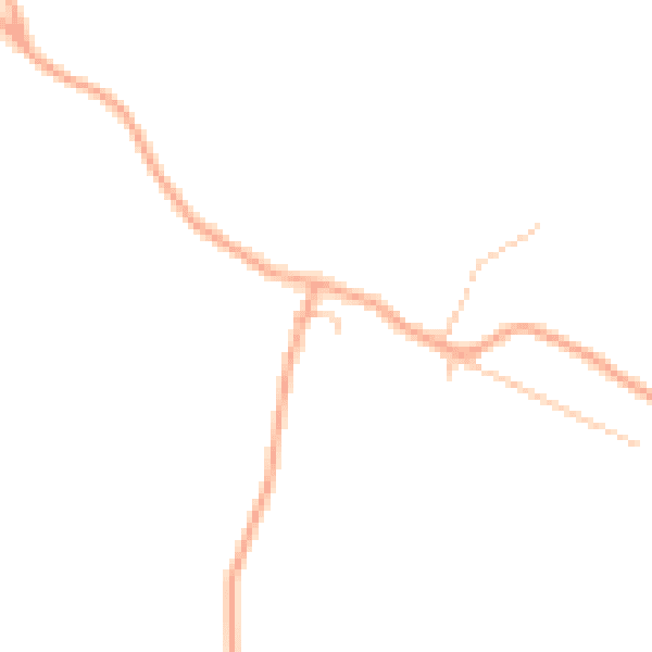 Daytime road noise heatmap for ST17 0YS