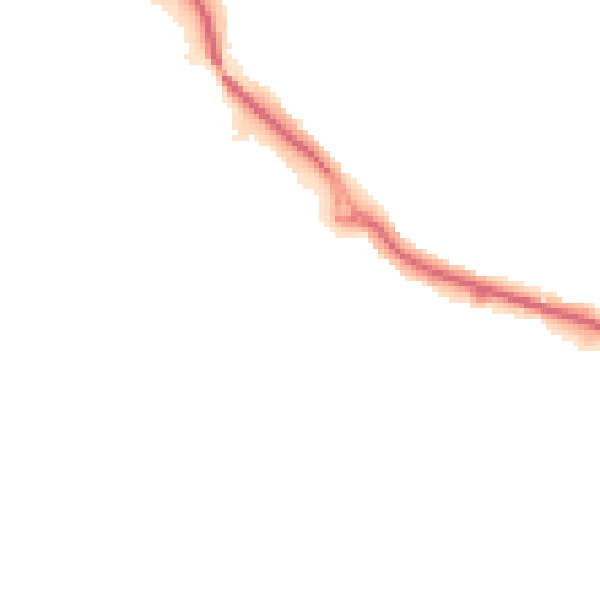 Night-time road noise heatmap for ST17 4JN