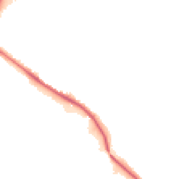 Night-time road noise heatmap for ST17 4LY