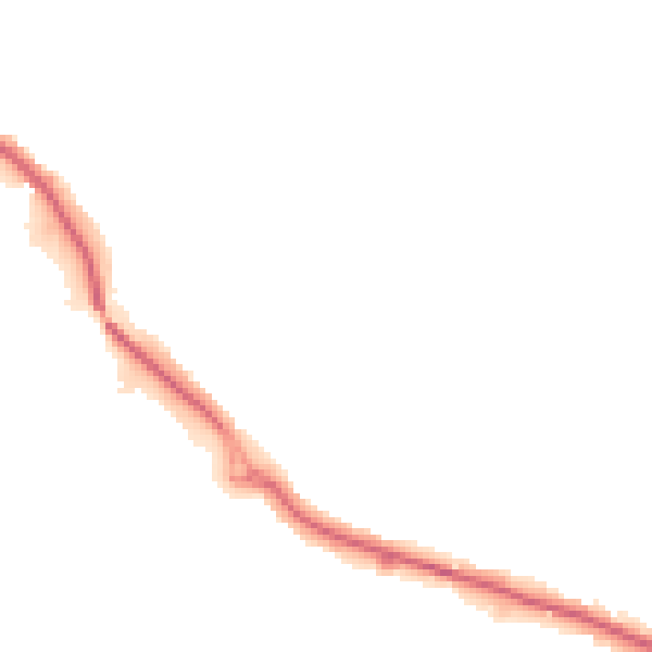 Night-time road noise heatmap for ST17 4TE