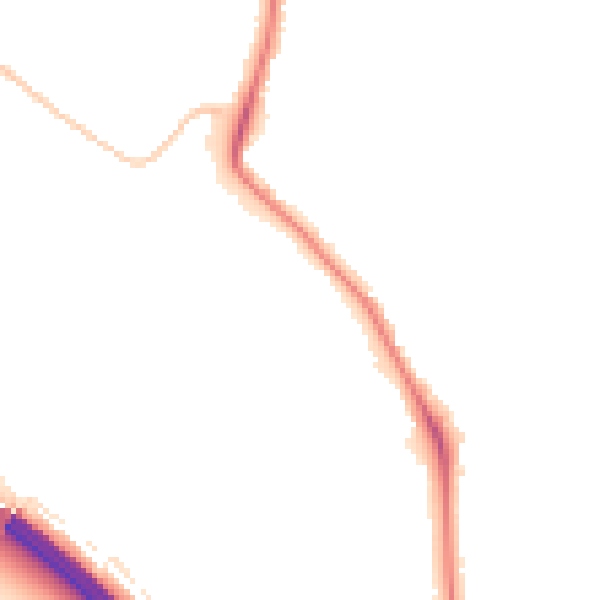 Night-time road noise heatmap for ST17 9LU