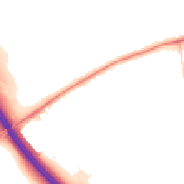 Night-time road noise heatmap for ST17 9UG