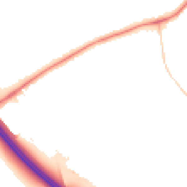 Night-time road noise heatmap for ST17 9UL