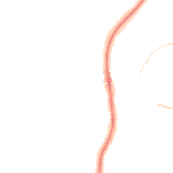 Night-time road noise heatmap for ST19 5AP