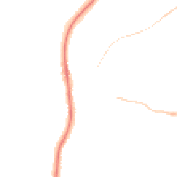 Night-time road noise heatmap for ST19 5DH
