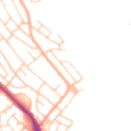 Daytime road noise heatmap for ST2 0QQ