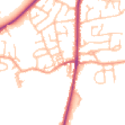 Daytime road noise heatmap for ST2 7BW