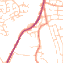 Daytime road noise heatmap for ST2 8AR