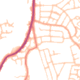 Daytime road noise heatmap for ST2 8HT