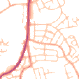 Daytime road noise heatmap for ST2 8PG