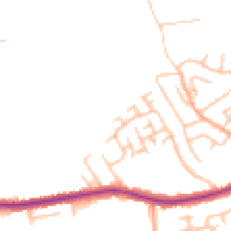 Daytime road noise heatmap for ST2 9QN