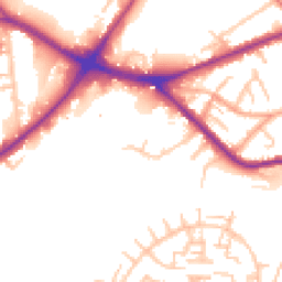Daytime road noise heatmap for ST2 9RB