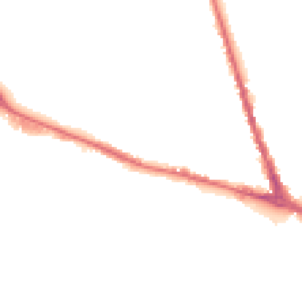 Night-time road noise heatmap for ST4 2PW