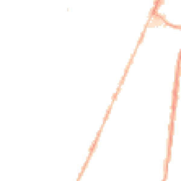 Night-time road noise heatmap for ST4 5EN