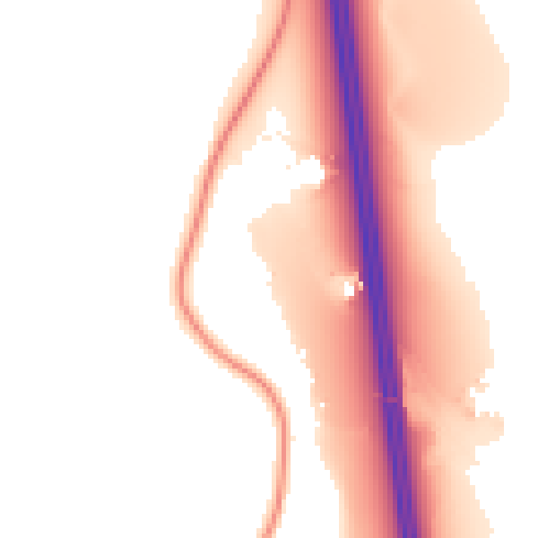 Night-time road noise heatmap for ST4 8SE
