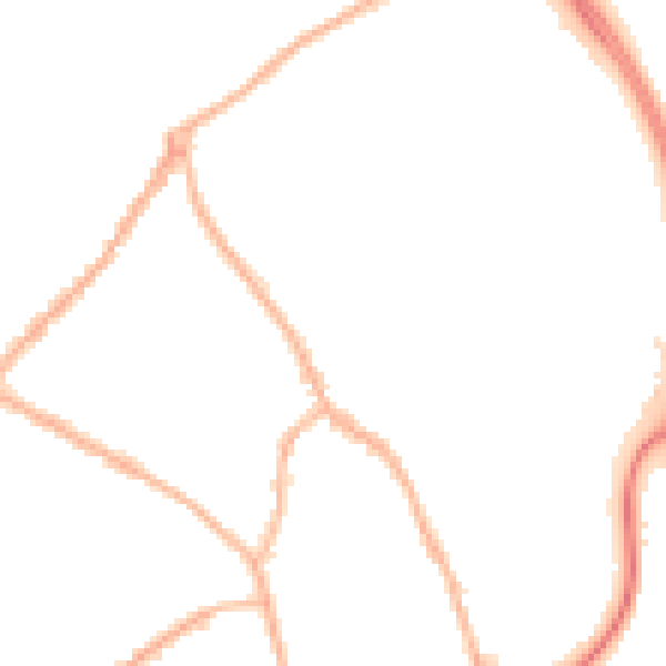 Night-time road noise heatmap for ST5 0EA