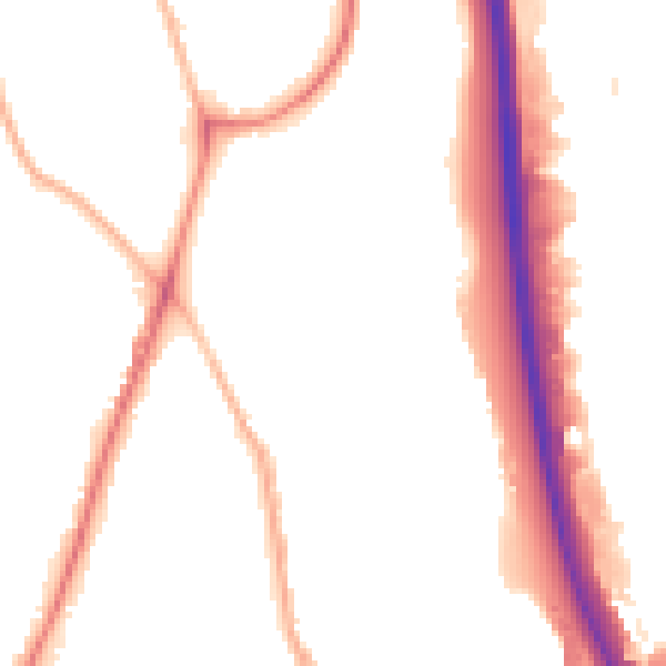 Night-time road noise heatmap for ST5 0JN