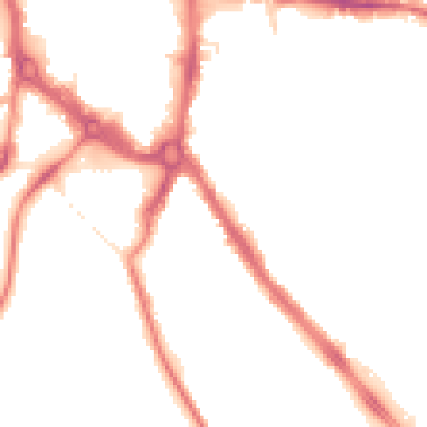 Night-time road noise heatmap for ST5 1LL