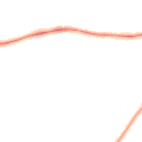 Night-time road noise heatmap for ST5 2LJ