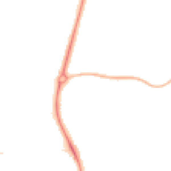 Night-time road noise heatmap for ST5 3SX