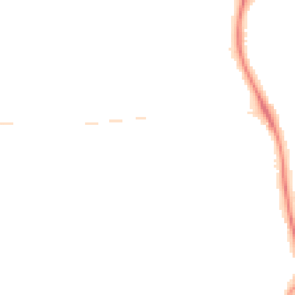 Night-time road noise heatmap for ST5 4AJ