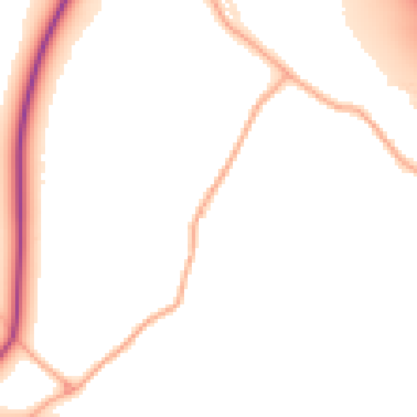 Daytime road noise heatmap for ST5 4EB