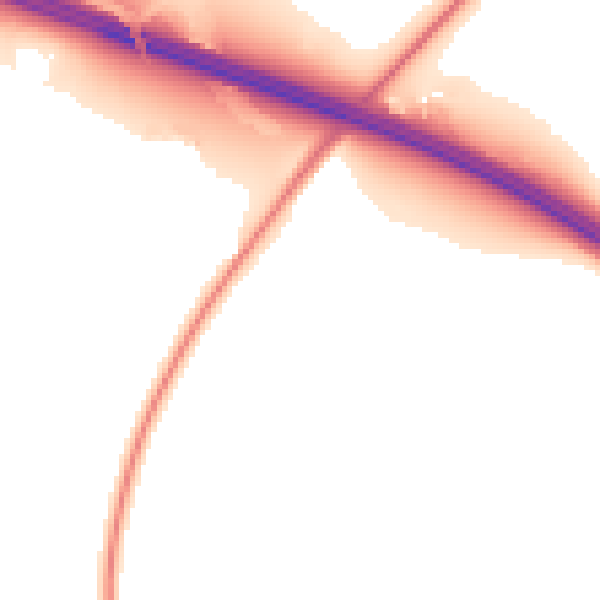 Night-time road noise heatmap for ST5 4ED