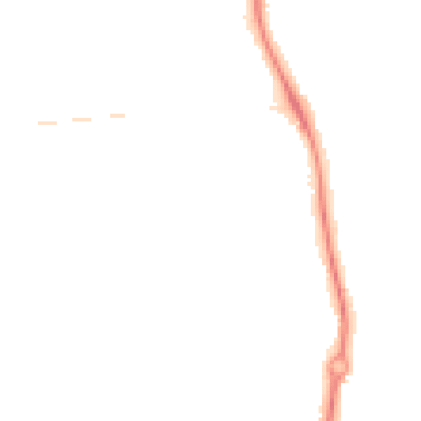 Night-time road noise heatmap for ST5 4EU