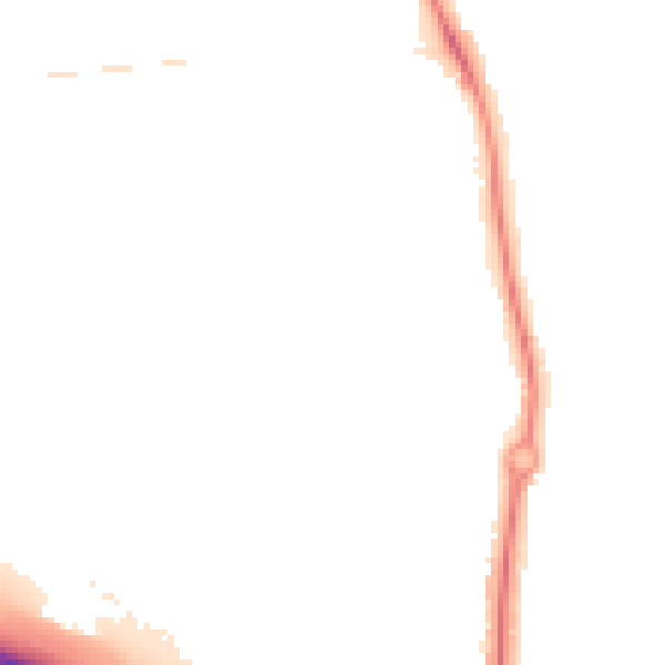Night-time road noise heatmap for ST5 4HG