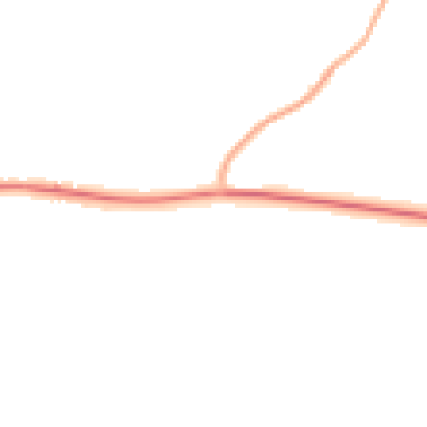Night-time road noise heatmap for ST5 5BS