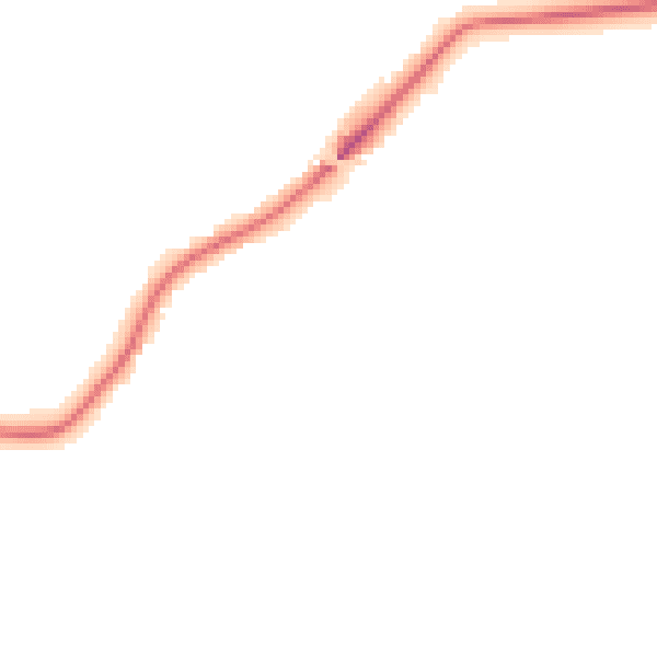 Night-time road noise heatmap for ST5 5DQ