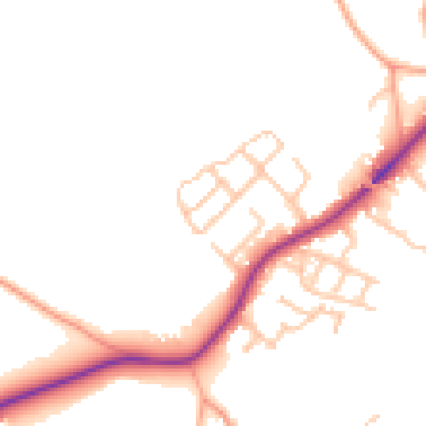 Daytime road noise heatmap for ST5 5FE