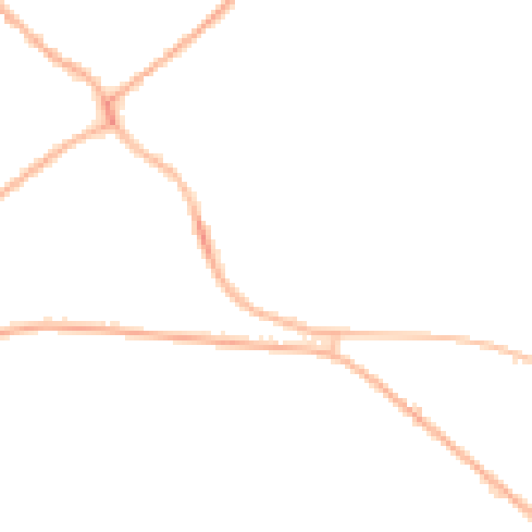 Night-time road noise heatmap for ST5 6ES