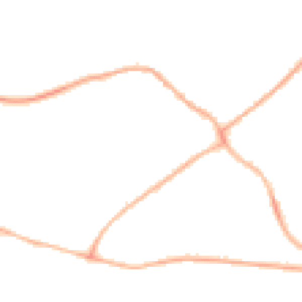 Night-time road noise heatmap for ST5 6JD