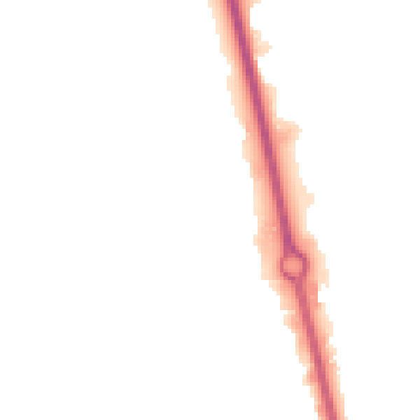 Night-time road noise heatmap for ST5 7AP